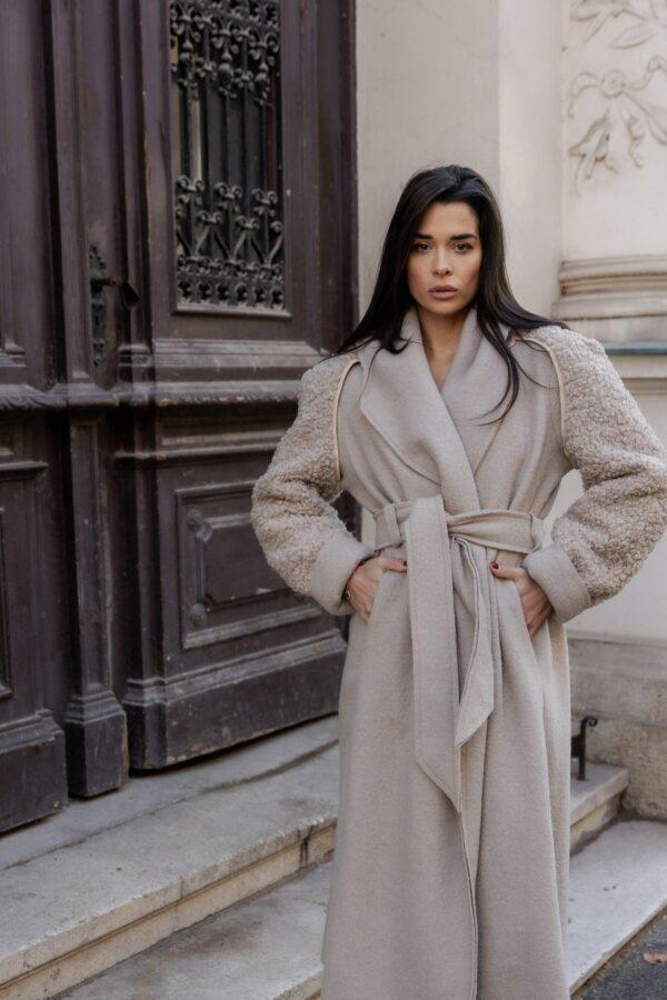 KAPUT REAL WOOL BEŽ