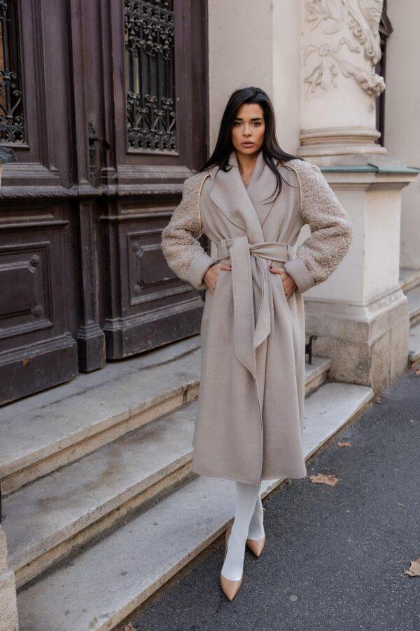 KAPUT REAL WOOL BEŽ