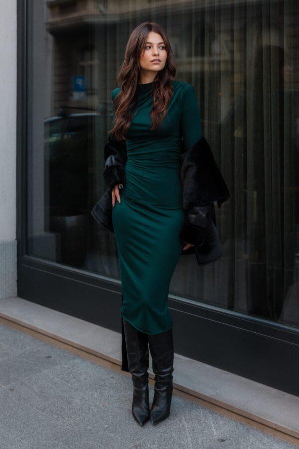 DRESS THEA OLIVE