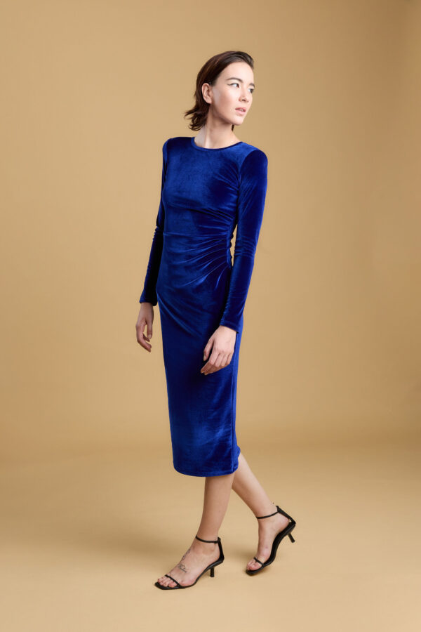 Haljina Velvet plava
