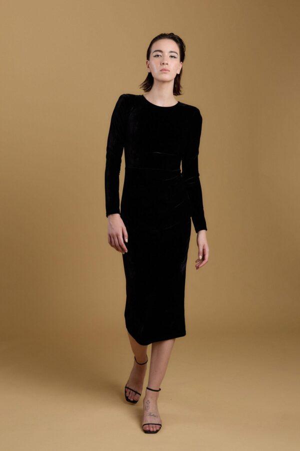 Haljina Velvet crna