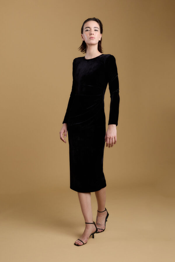 Haljina Velvet crna
