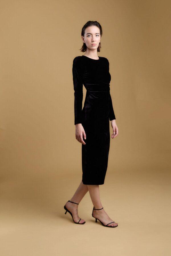 Haljina Velvet crna