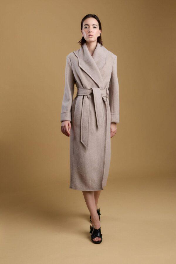 KAPUT REAL WOOL BEŽ