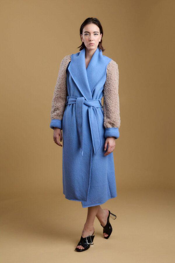 KAPUT REAL WOOL PLAVI