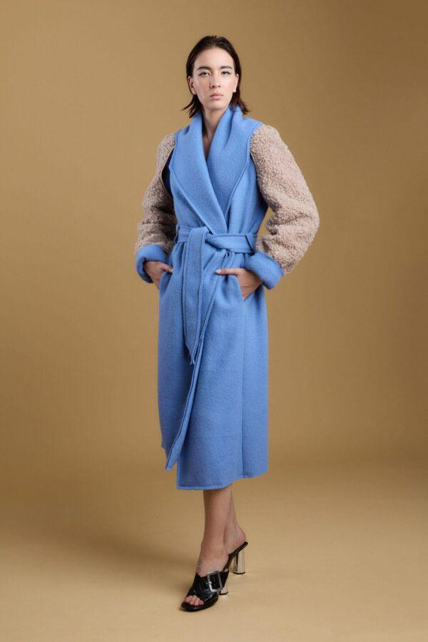 KAPUT REAL WOOL PLAVI