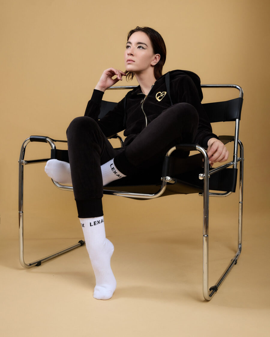 TRACKINGSUIT VELVET BLACK - Image 3