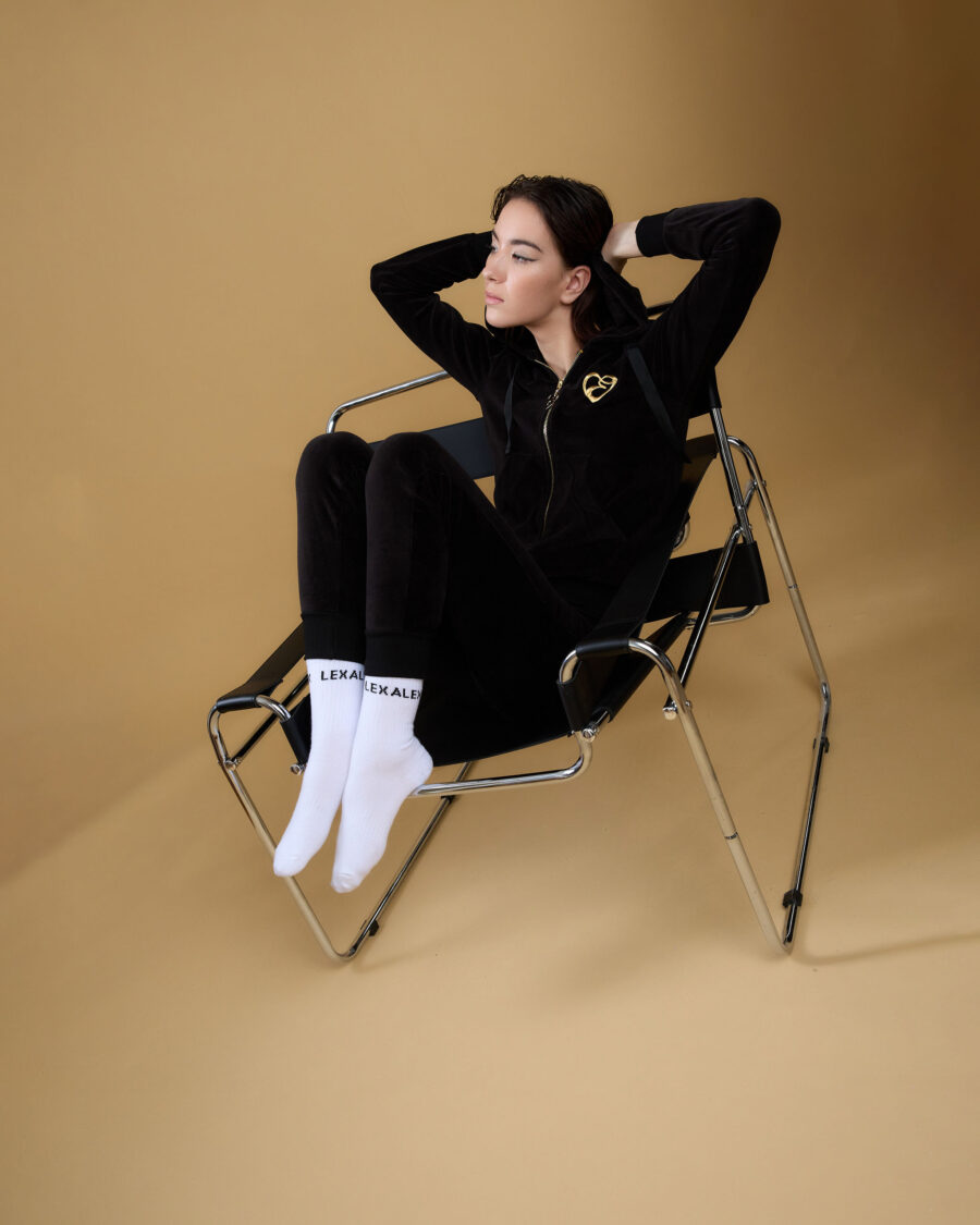 TRACKINGSUIT VELVET BLACK - Image 4