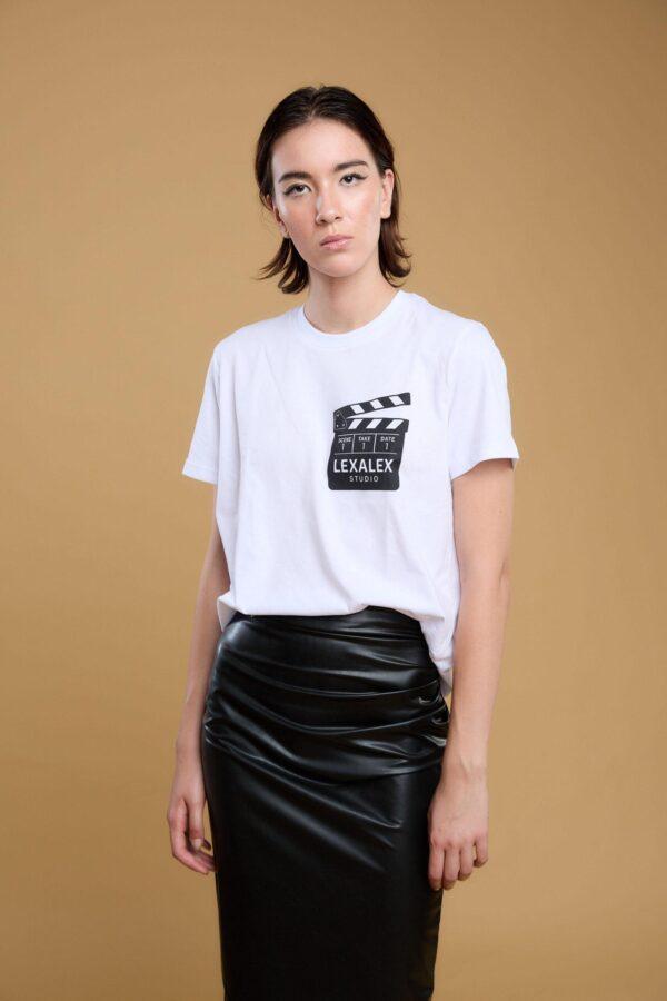 SKIRT MAT LATEX BLACK