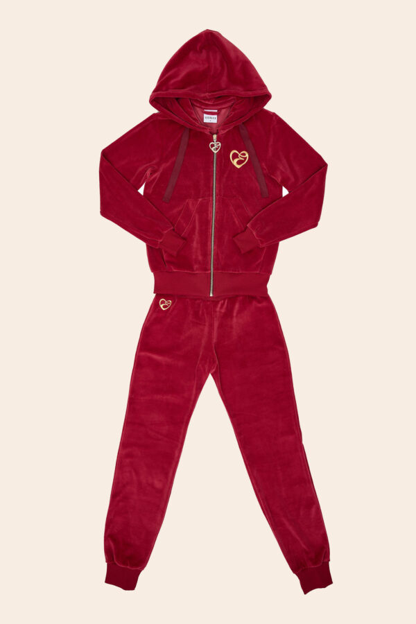 LE TRACKINGSUIT VELVET RED