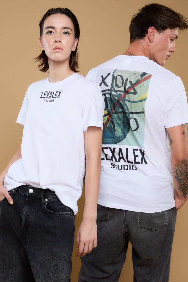 T-shirt BLUE COCTAILS bijeli