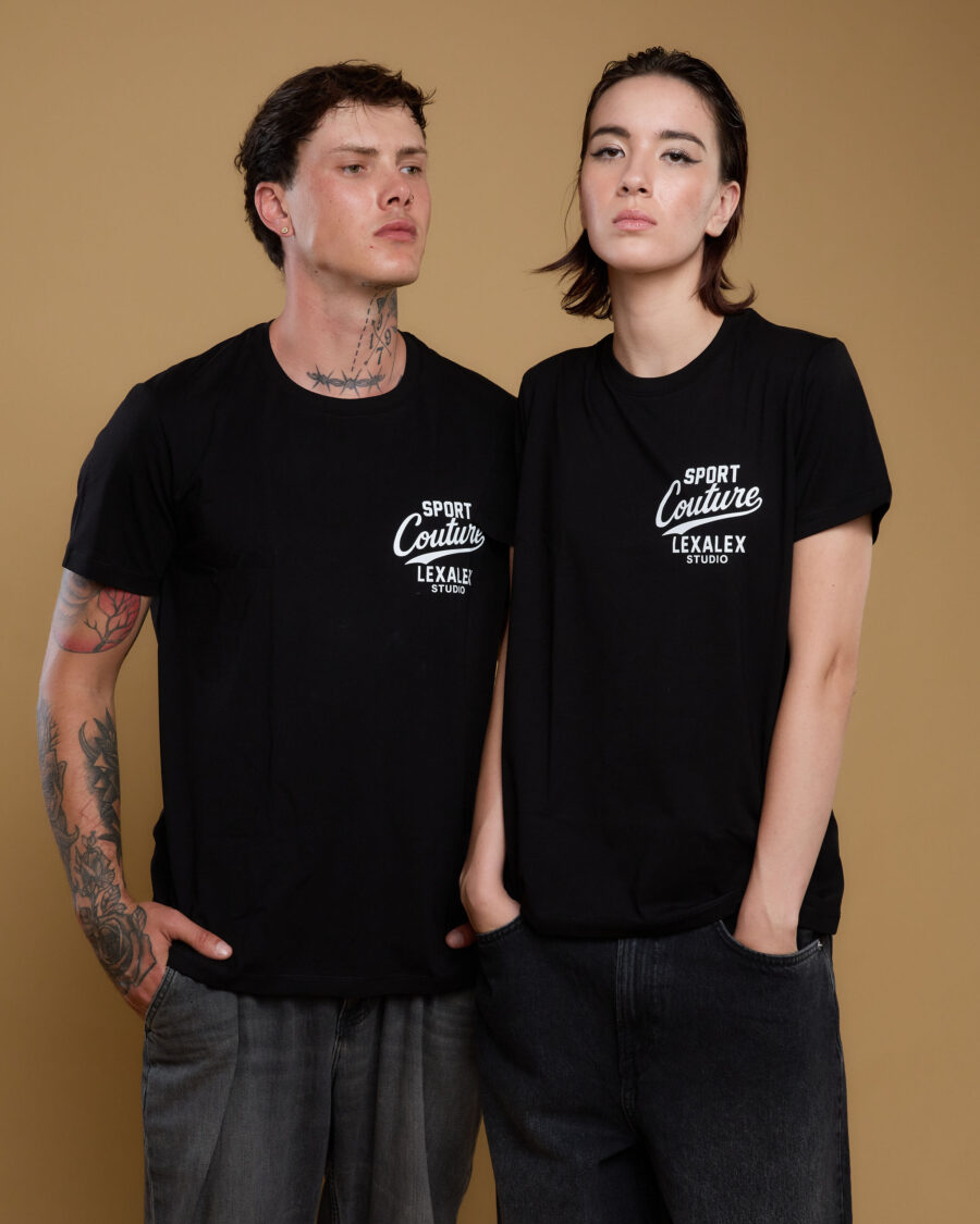 T-shirt  SPORT COUTURE crni - Slika 3