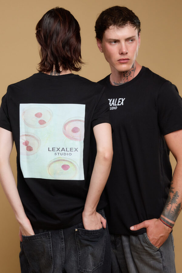 T-shirT PINK COCTAILS crna