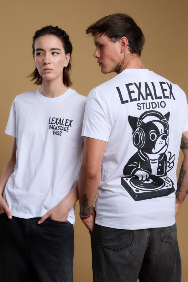 T-shirt BACKSTAGE PASS bijeli