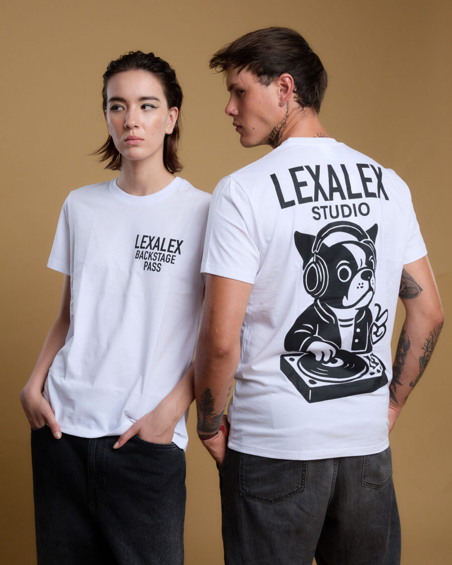 T-shirt BACKSTAGE PASS bijeli