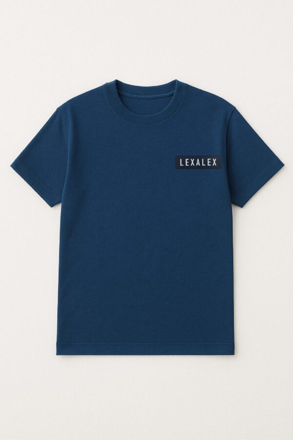 T-shirt LEXALEX STUDIO plava