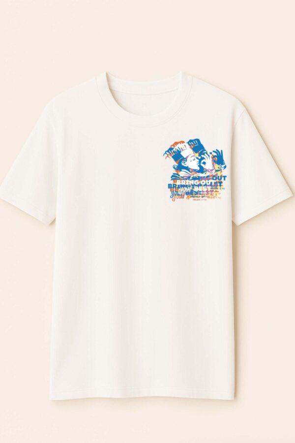 T-shirt VEGETA X LEXALEX STUDIO bijela