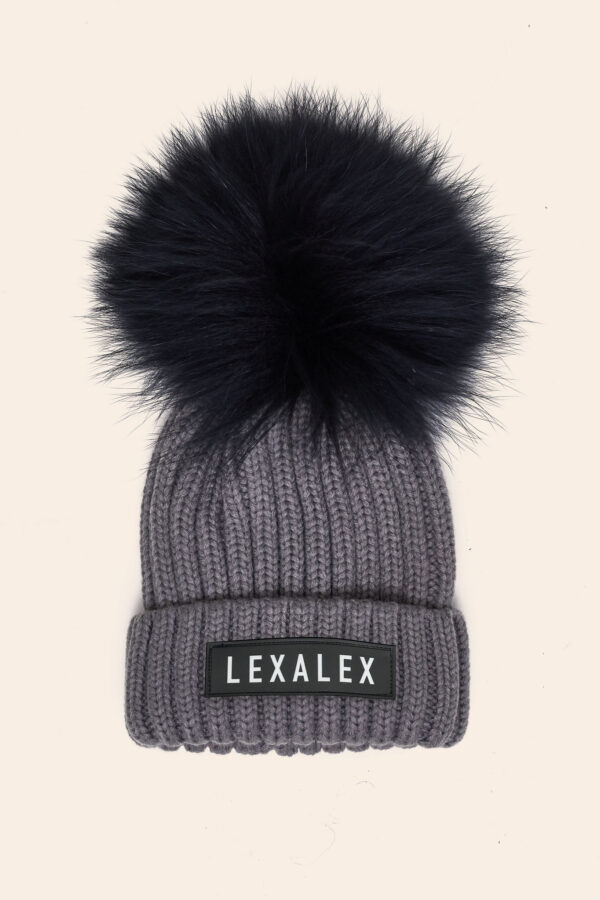LEXALEX STUDIO KAPA SIVO/CRNO
