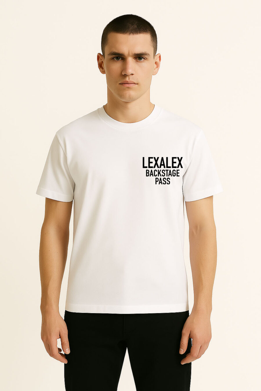 T-shirt BACKSTAGE PASS white - Image 4