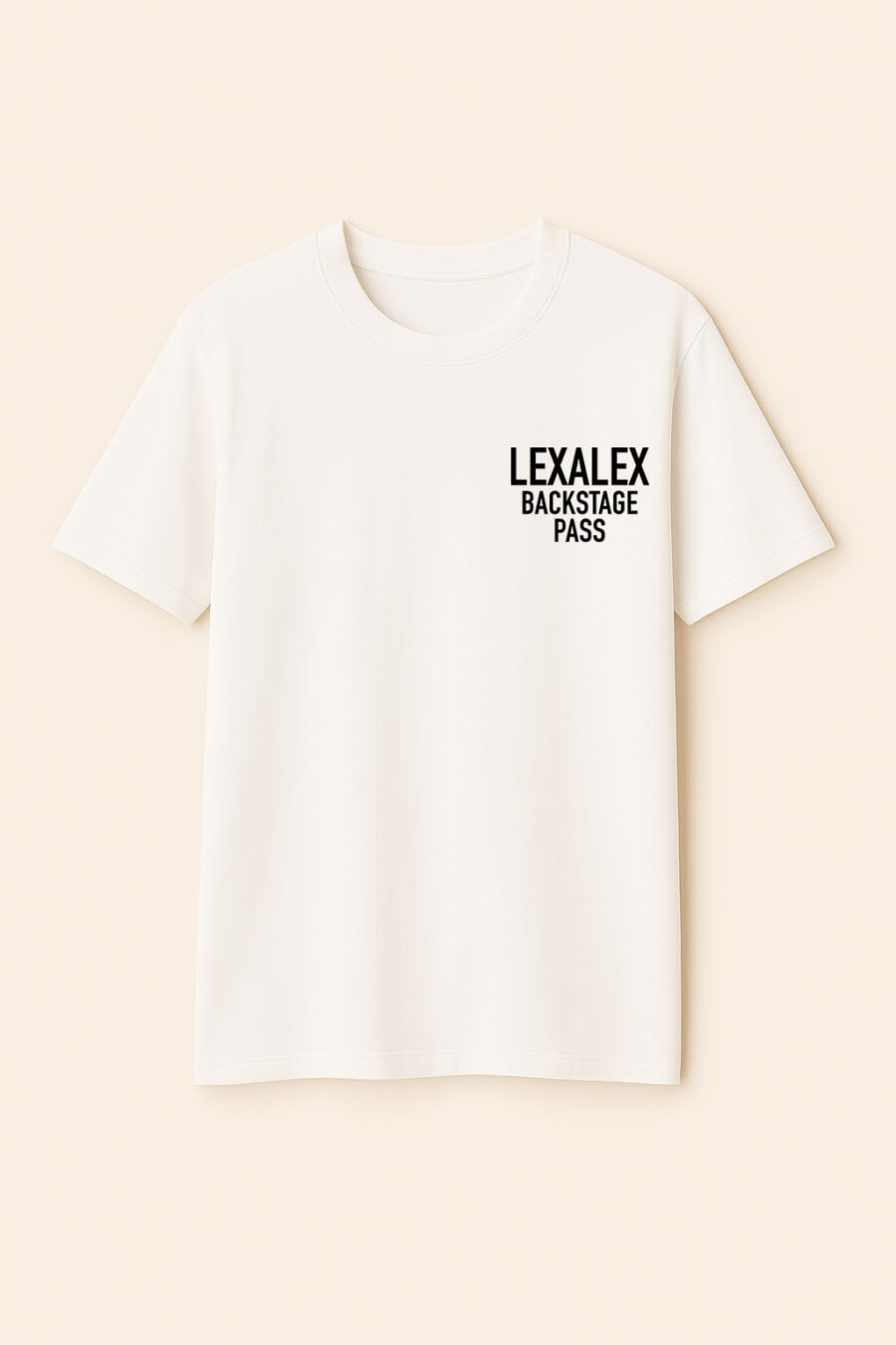 T-shirt BACKSTAGE PASS white - Image 2