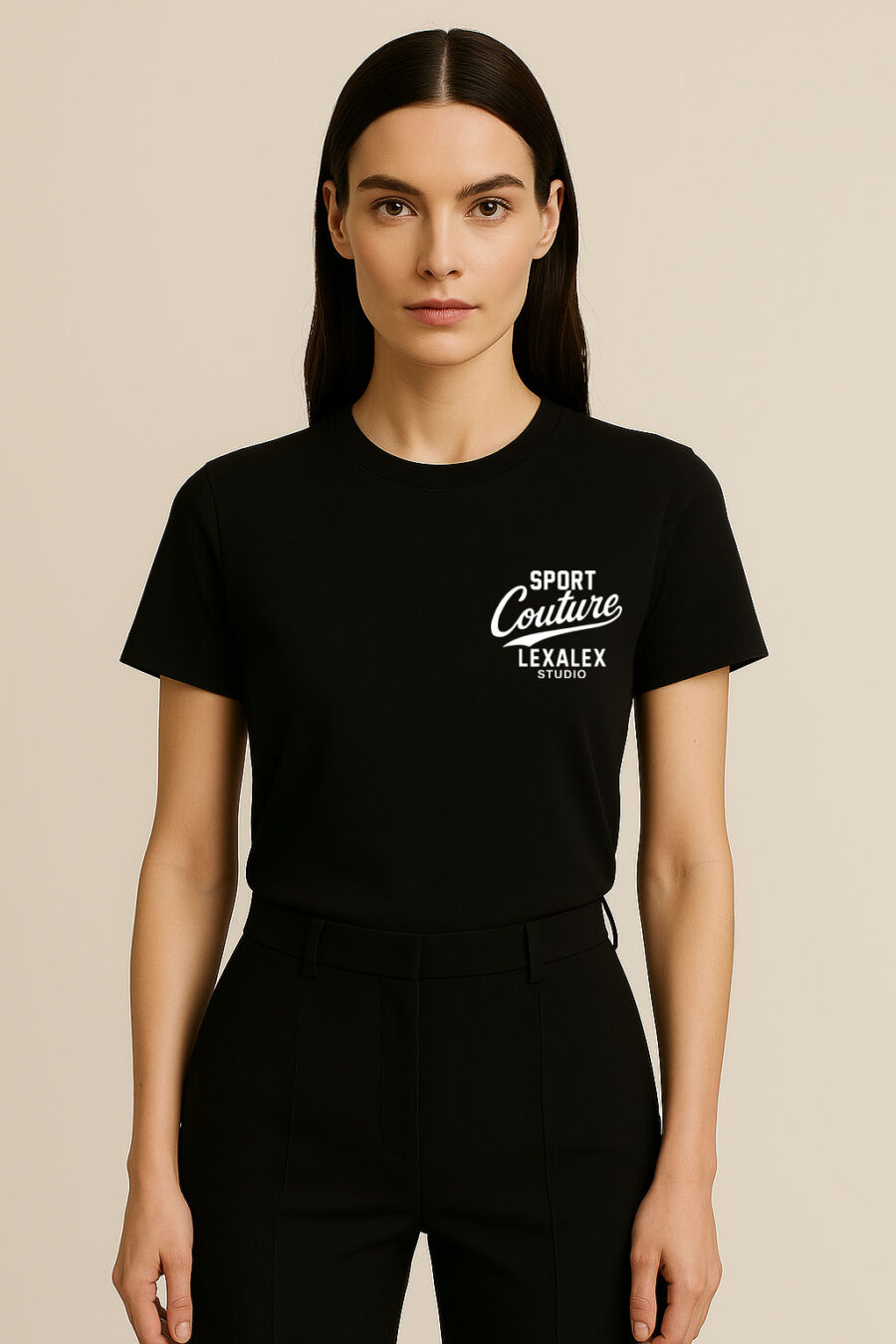 T-shirt SPORT COUTURE black - Image 3