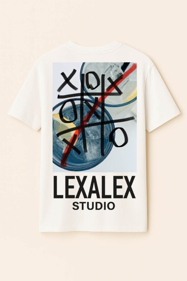 T-shirt BLUE COCTAILS white