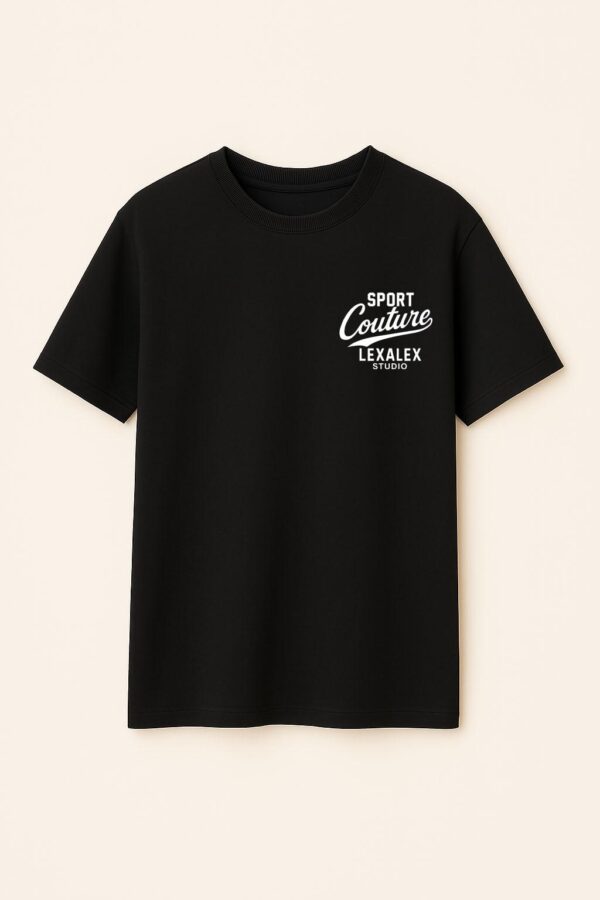T-shirt SPORT COUTURE black
